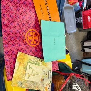 Set of multiple shopping bags- Lilly Pulitzer, Tory Burch, Tiffany & Co., Anthro